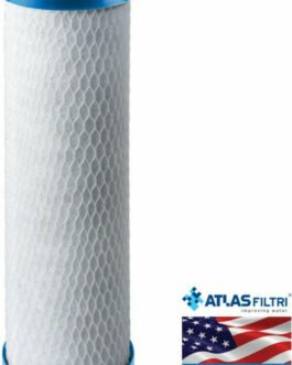 Atlas Filtri Ανταλλακτικό Φίλτρο Νερού Άνω και Κάτω Πάγκου από Ενεργό Άνθρακα 10"